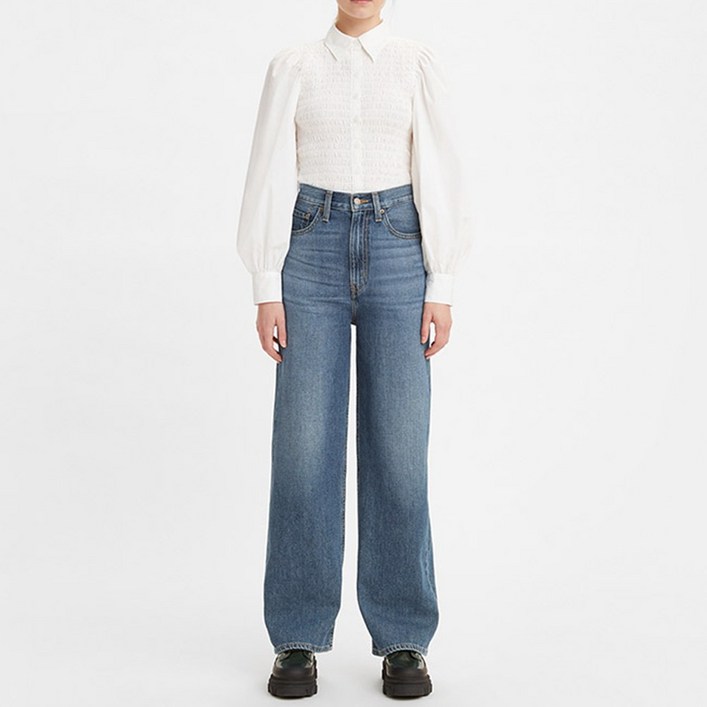 리바이스 하이 루즈 여름 청바지 쿨진 268720016