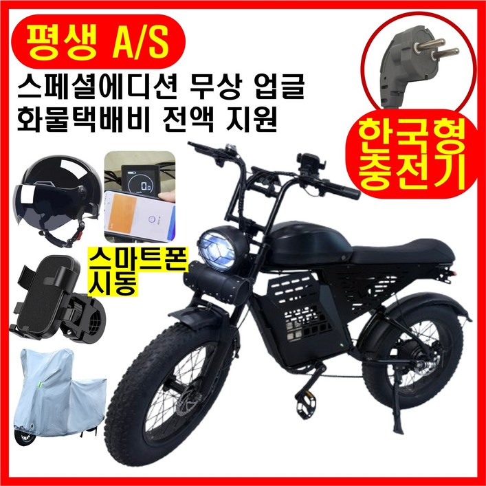 테크앤유 자토바이 RX9 전기자전거 레트로 스페셜에디션