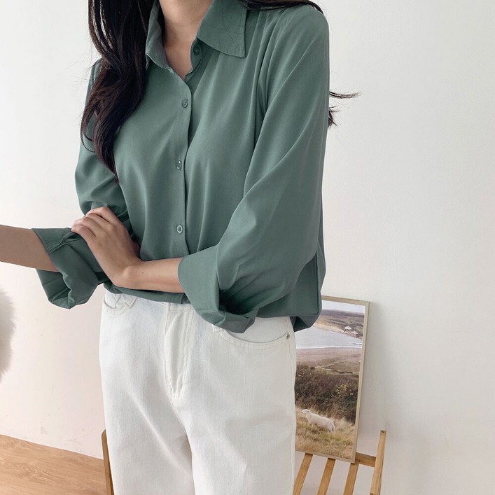 조이메리 여성 링클프리 구김없는 긴팔 셔츠 14컬러 프라하 블라우스