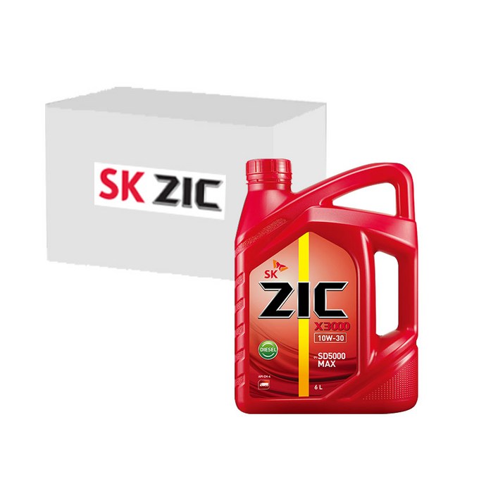 SK엔무브 지크 X3000 10W30 6L 디젤전용 6L x 3개, 3개, 6l SK엔무브 지크 X3000 10W30 6L 디젤전용 6L x 3개, 3개, 6l