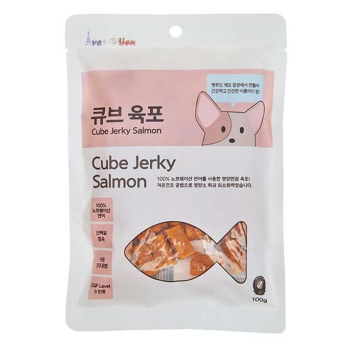 아벡시앙 말랑촉촉 강아지 생일파티 간식 큐브 육포 2종 택1 (총 ), 치킨, 100g, 1개