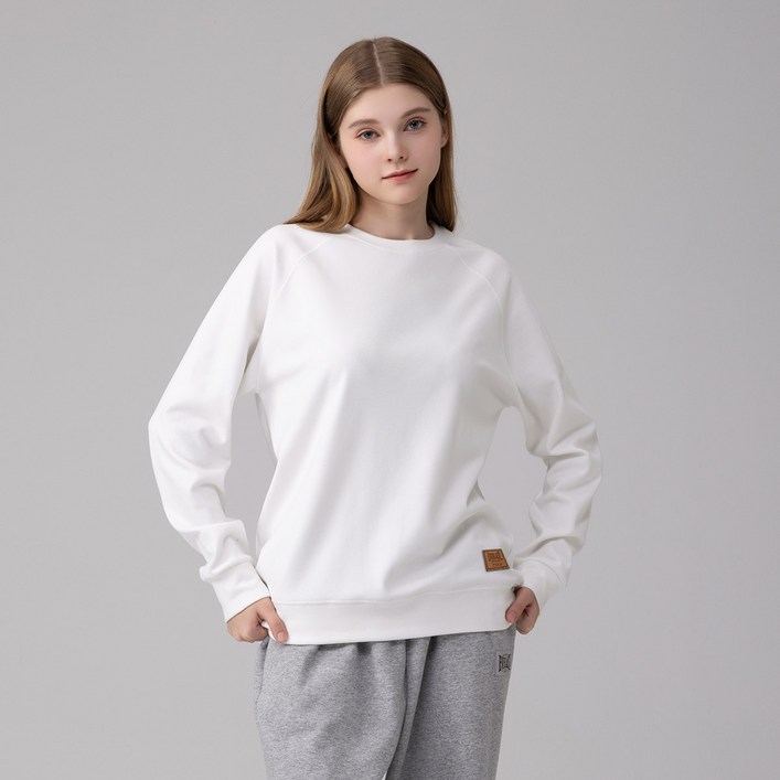 에버라스트 여성 맨투맨 티셔츠 나그랑 긴팔티