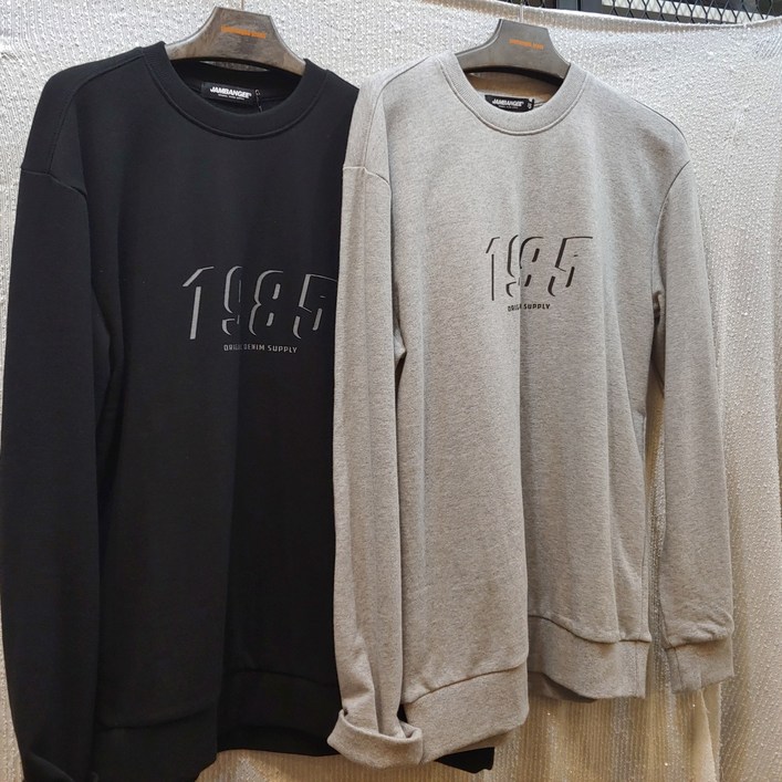 잠뱅이 가을신상품  숫자그래픽맨투맨 세미오버핏AL3WTS646