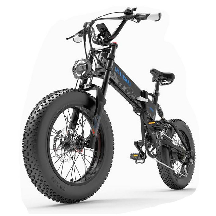 랑케레이시 550plus 전기자전거 20인치 48V 1000W 팻바이크 무료배송, 블랙
