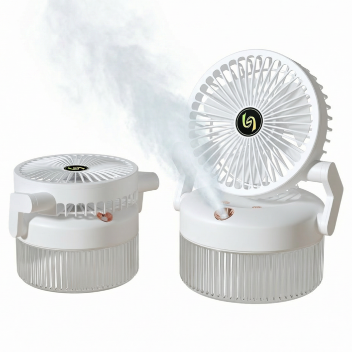 라토보리 무선 저소음 탁상용 선풍기 가습기 미니 파워 서큘레이터