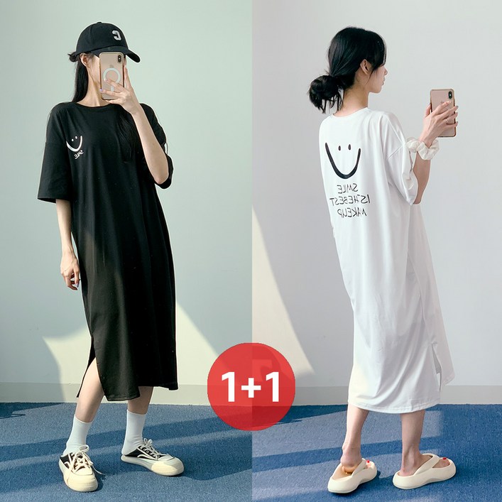 린플리 차르르 여성 데일리 루즈핏 원피스 린플리 차르르 여성 데일리 루즈핏 원피스