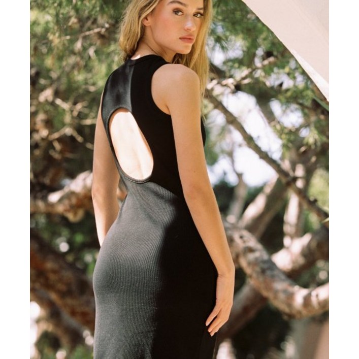 DAZE DAYZ NOIR CUT-OUT DRESS 215340