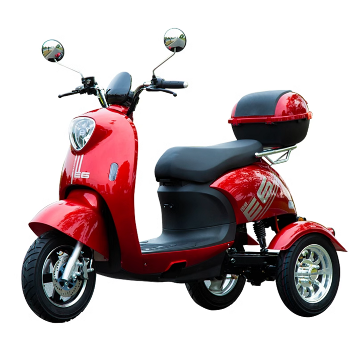 3륜 전동 스쿠터 어르신 노인 외출 마실용 전기 자전거, 72V55A 리튬배터리 170km