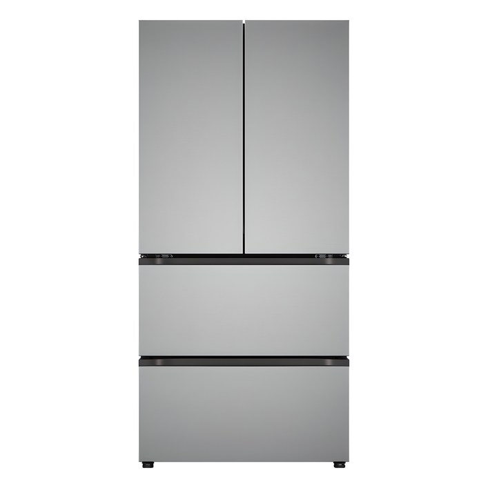 [색상선택형] LG전자 오브제 505L 컨버터블 스탠드형 4도어 김치냉장고 메탈 김치톡톡 방문설치