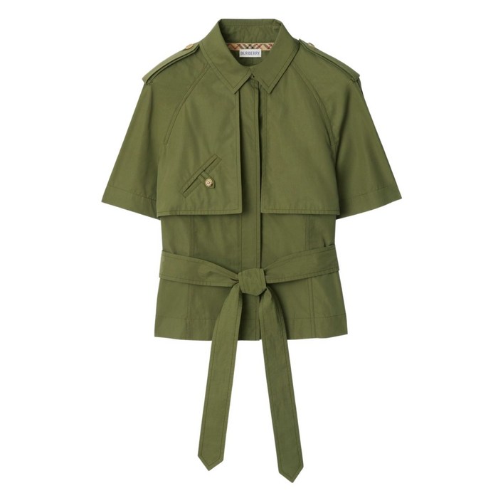 버버리 벨트 디테일 셔츠