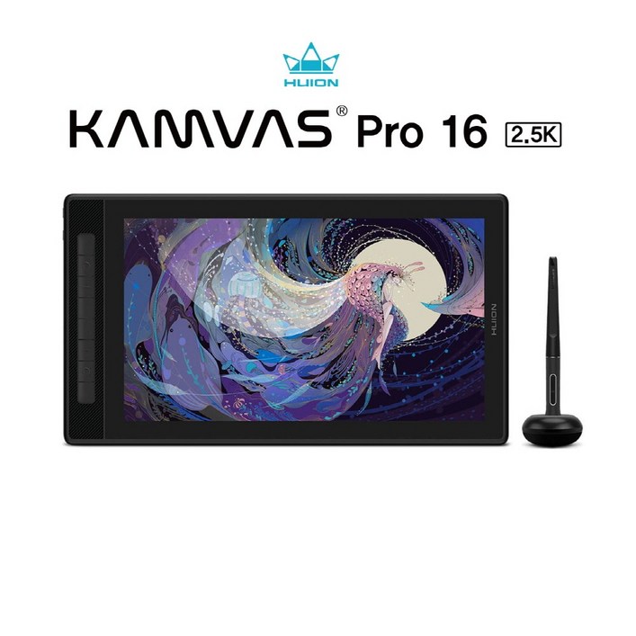 휴이온 KAMVAS Pro 16 2.5K 16인치 QHD액정타블렛, 알류미늄 실버, Kamvas Pro 16인치