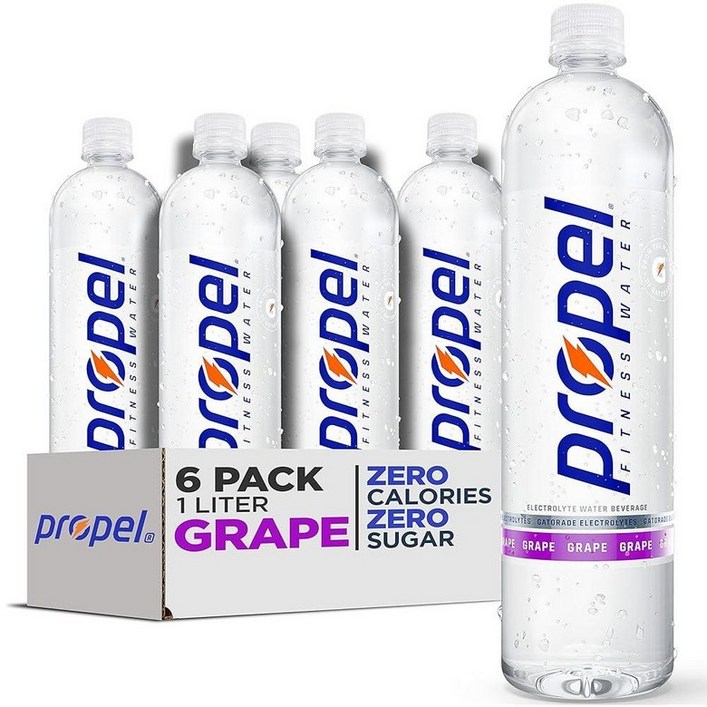 Propel, 포도, 1리터 (6개 팩)