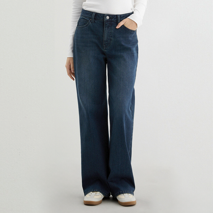 백화점 정품 Guess 게스 여성 기모 와이드 팬츠