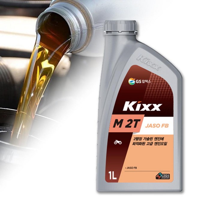 엔진오일예초기용2싸이클1L지에스칼텍스, 1개