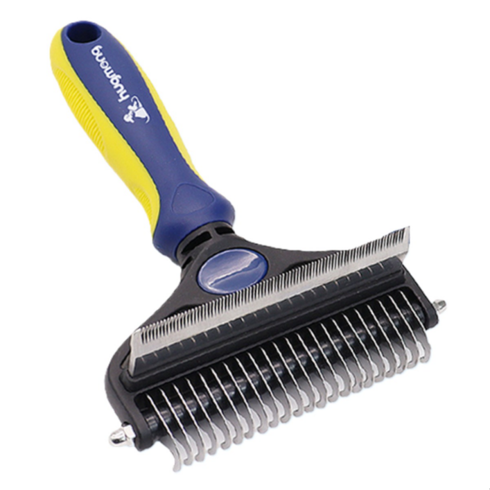 허그몽 대형견 이중모 진도빗 리트리버 웰시코기 털갈이용 특대 죽은털제거  빗