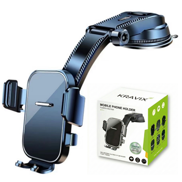 차량용 핸드폰 거치대 흡착식 대시보드 유리 부착형 360도 회전