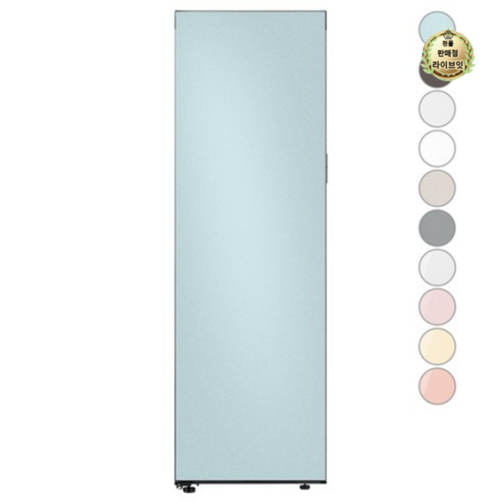 [색상선택형] 삼성전자 비스포크 냉장고 1도어 키친핏 좌개폐 409L 방문설치