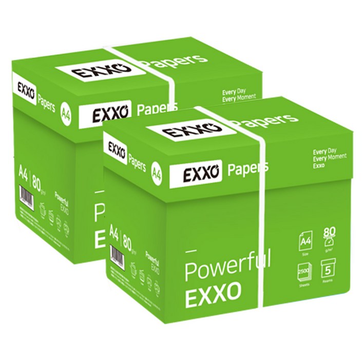 엑소EXXO A4 복사용지A4용지 80g, 5000매