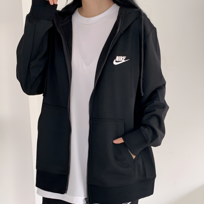 [오늘출발] 나이키 후드집업 후리스 남녀공용 데일리룩 바다앤마르