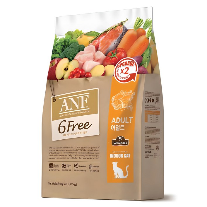 ANF 식스프리 인도어 캣 기능성 사료 ANF 식스프리 인도어 캣 기능성 사료