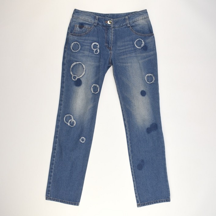 빈티지테크 1434.제이에스뉴욕 빈티지워싱 일자청바지정품여성