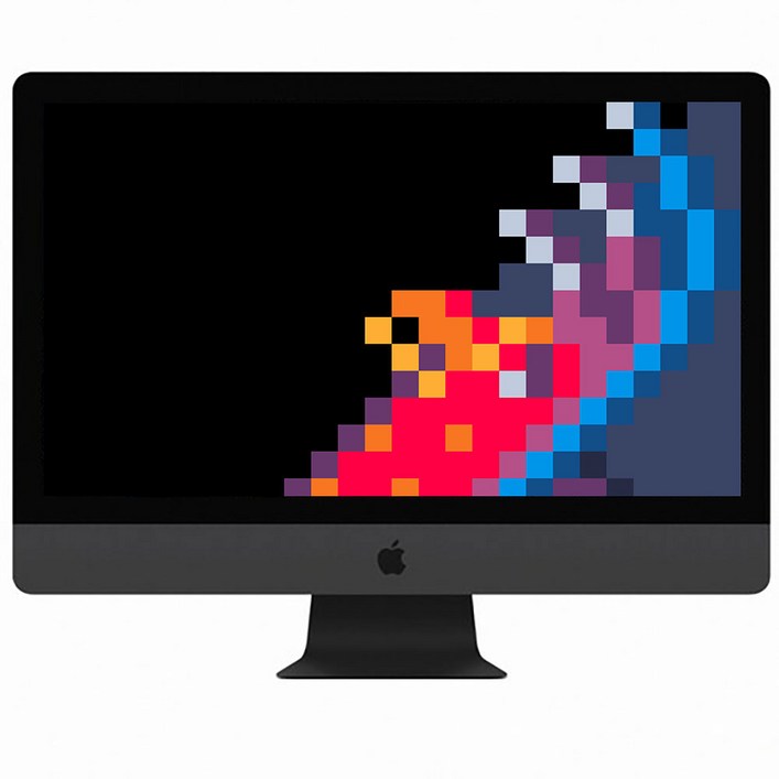 중고 애플 아이맥 프로 A1862 인텔 제온 W2191B 64G SSD 4TB Radeon Pro Vega 56 27인치 5K 기스 특가 상품, 아이맥 프로 A1862, MAC OS, 4TB, 64GB, 다크 블랙