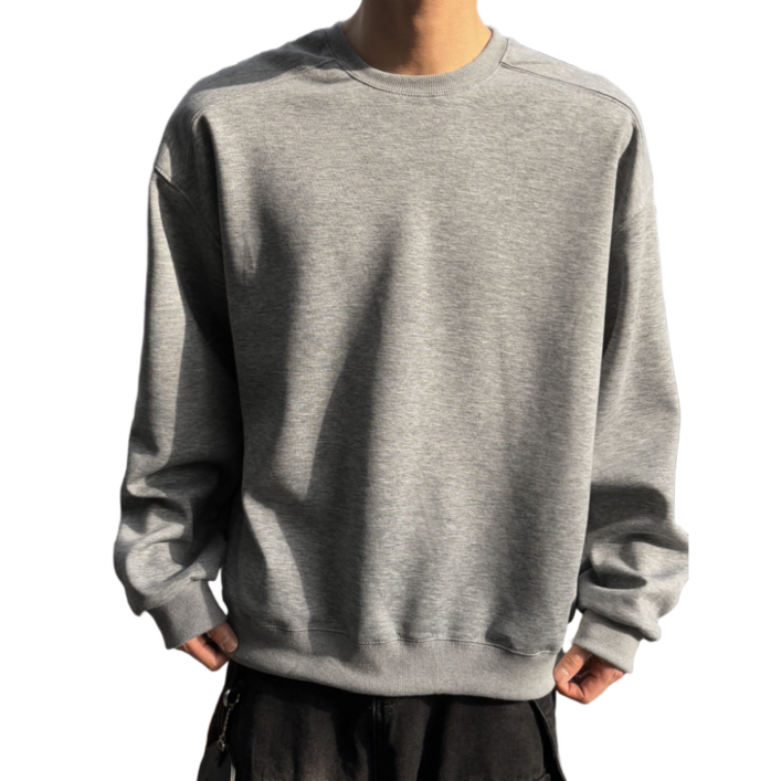 스페이스 데일리 남성 무지 빅사이즈 오버핏 절개 포인트 맨투맨 스페이스 데일리 남성 무지 빅사이즈 오버핏 절개 포인트 맨투맨