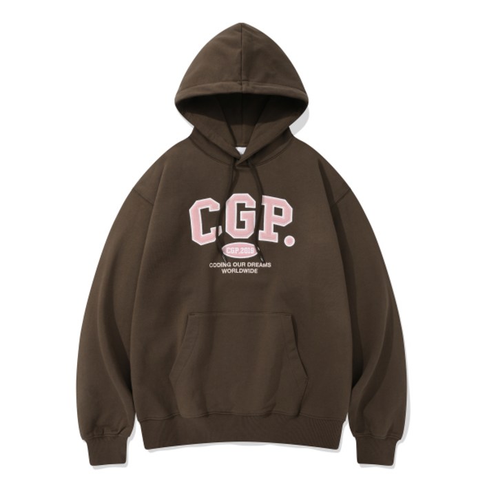 백화점,매장정품 코드그라피 CGP 아치 로고 후드티브라운 백화점,매장정품 코드그라피 CGP 아치 로고 후드티브라운