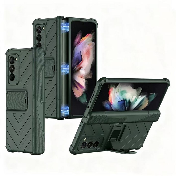 갤럭시 Z폴드2  렌즈보호 전면 풀커버 홀더 힌지 보호 슬림 하드 Z FODL2 케이스 fd182