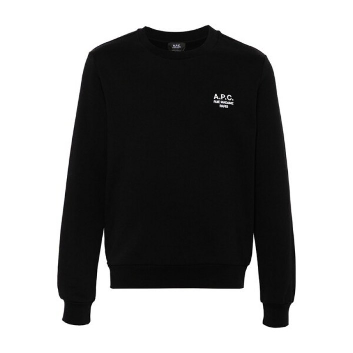 아페쎄 25FW 로고 자수 맨투맨 블랙 COHBV M27913 TZC