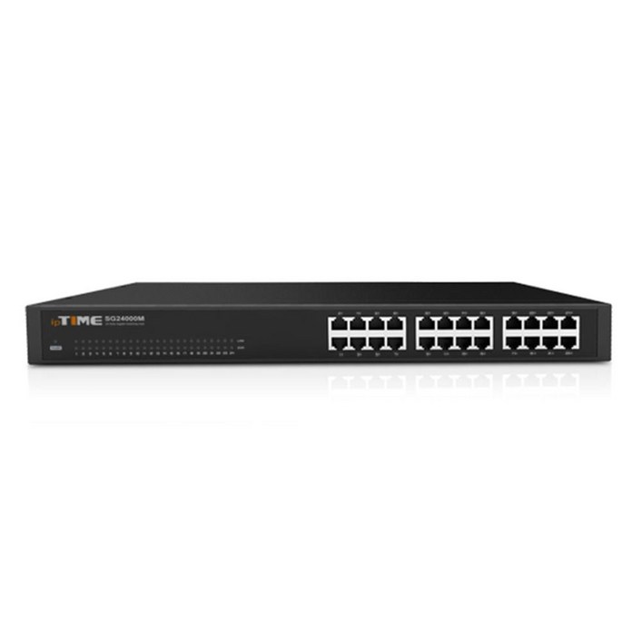 ipTIME SG24000M 24포트 스위칭허브 1000Mbps 랙마운트가능, SG24000M, 1