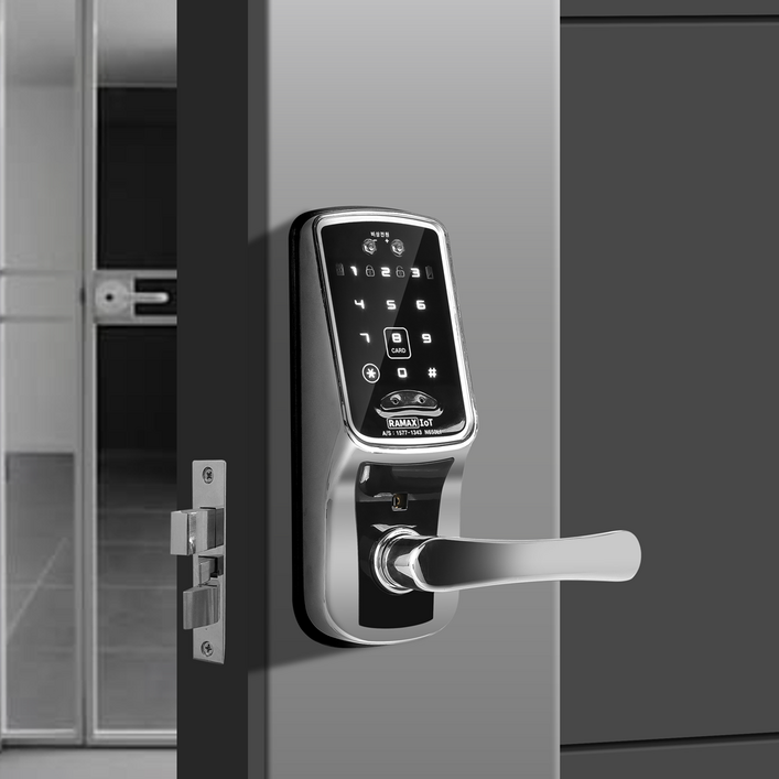 라맥스 IoT 스마트 도어락 무타공 현관문 주키 번호키 디지털 도어록 N650LI, 방문설치설치비용별도지불
