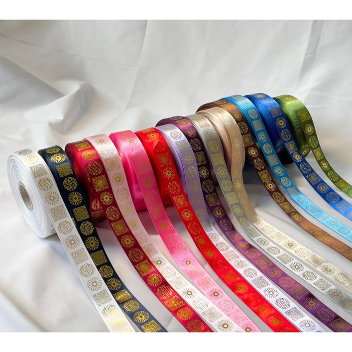 서문포장 전통문양 배씨리본50yd