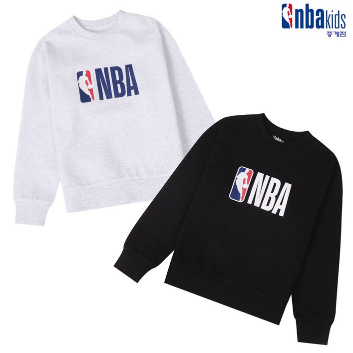 NBA키즈 중계점 느바키즈 NBAKIDS 기본 빅로고 베이직 맨투맨 K251TS070P