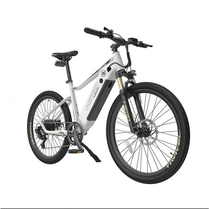 투빈스 MTB 전기 자전거 야외 PAS 26인치 시마노 21단 출퇴근 자토바이, 알루미늄, 화이트