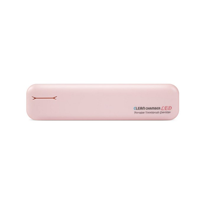 1인용칫솔살균기 크린챔버 국내생산 충전식 UVC LED 휴대용 칫솔 살균기 DK-800, 핑크