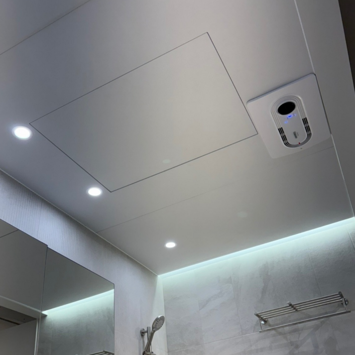 화장실 욕실 무광 SMC 평형 돔 천장재 화이트 1850x1300mm, 무광바디(점검구포함)_1300*1850, 1개