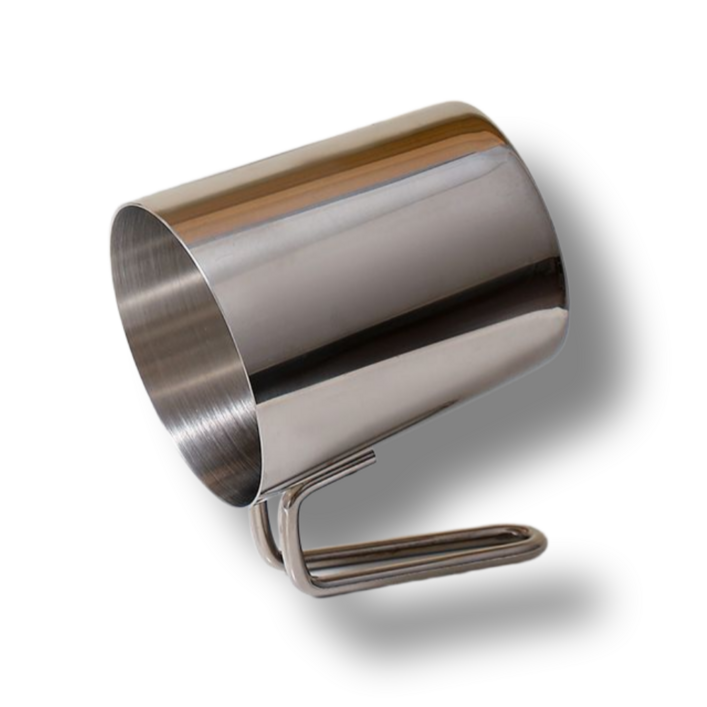 어나오리빙 304 올 스텐 거꾸로 양치컵 어린이 KC인증, silver, 1개