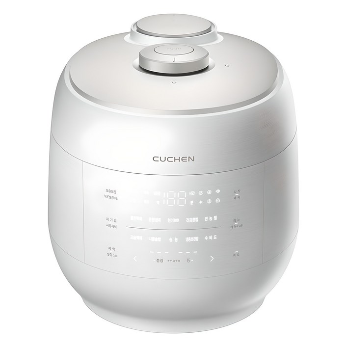 10 환급가전 쿠첸 그레인 풀스테인리스 전기압력밥솥 6인용, CRTUPDS0670W, 화이트