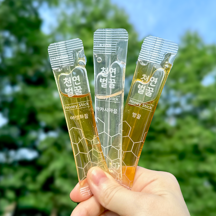 꿀스틱 100% 국산 천연벌꿀 허니스틱, 1박스, 100포