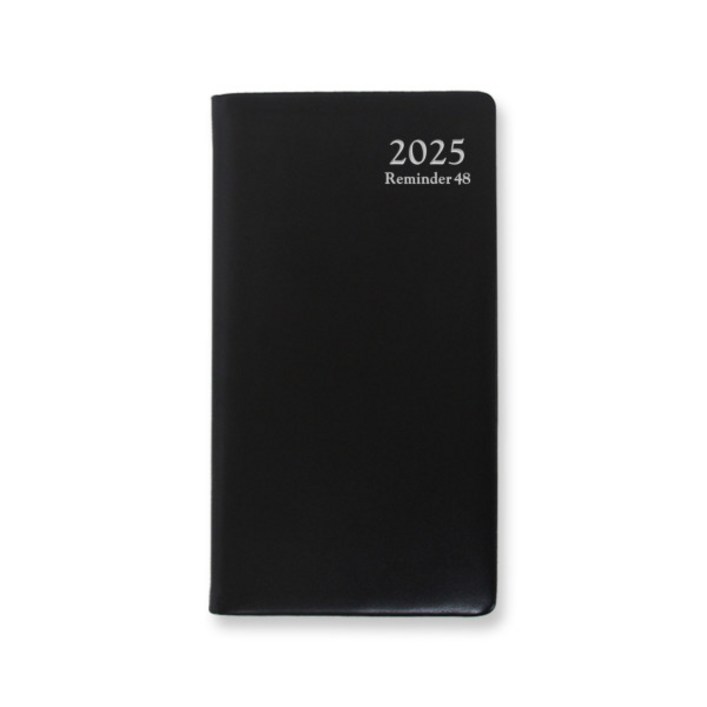 양지사 2025년 리마인더48 다이어리, 블랙 양지사 2025년 리마인더48 다이어리, 블랙