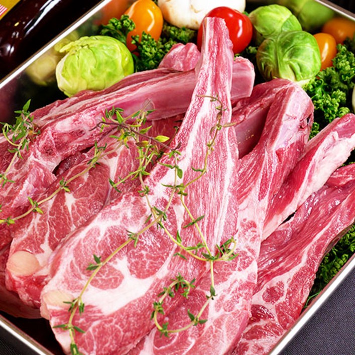 100 손질 양고기 숄더랙 프렌치렉 토마호크 양꼬치 양갈비 프렌치드 램 큐브 스테이크 프리미엄 호주산 구이용, 3. 손질양고기 숄더랙 1000g, 1개