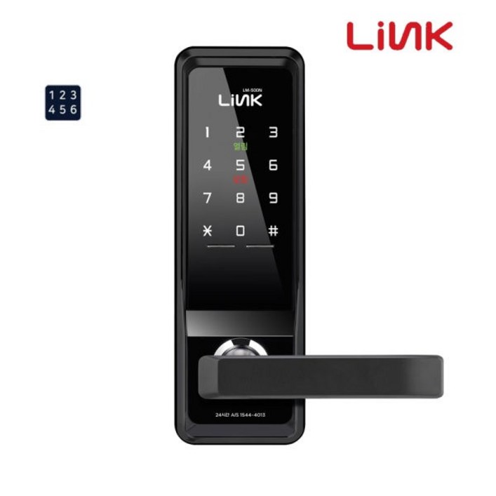 유니코하이테크 번호전용 무타공 디지털도어락 LM500N 셀프설치