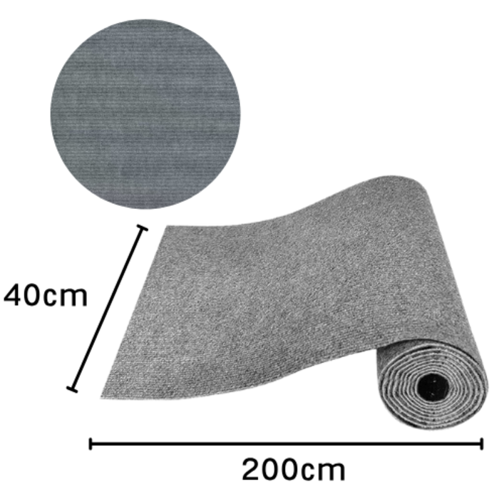 레츠고펫 잘라쓰는 부착식 스크래쳐 벽부착 모서리 가구보호 고양이 스크래쳐, 1개, 스모크 그레이