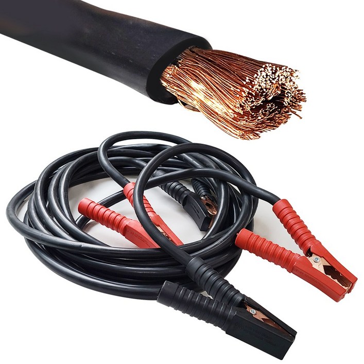 전문가용 국산 자동차 점프선 2000A 35SQ 50SQ