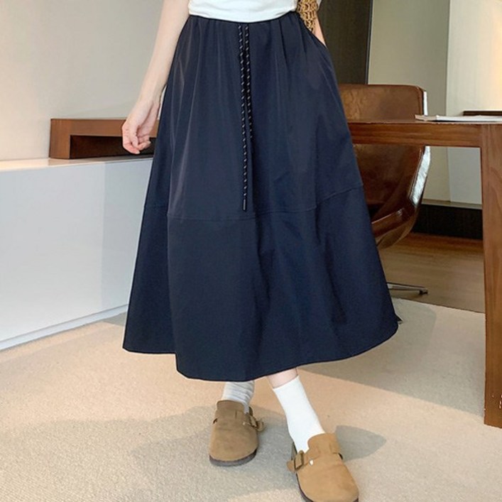 포플러앤씨 여성용 비안느 빅사이즈 A라인 스커트 P25FSK071712