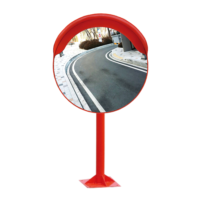 PC반사경 600파이 앙카지주세트, 주황, 1개