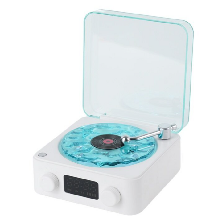 휴그 웨이브 블루투스 스피커 파도 무드등 ASMR 물결 조명, 웨이브 블루투스 스피커블루