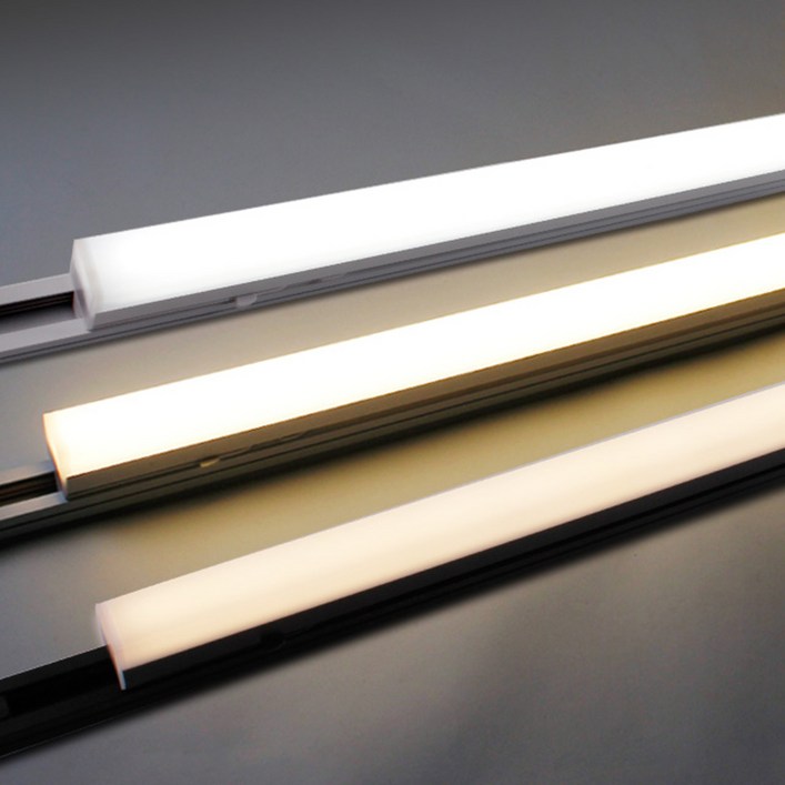 엘포스 LED 티라인 TS라인 레일 사각 T5 레일등 1200mm 슬림 레일 일자등