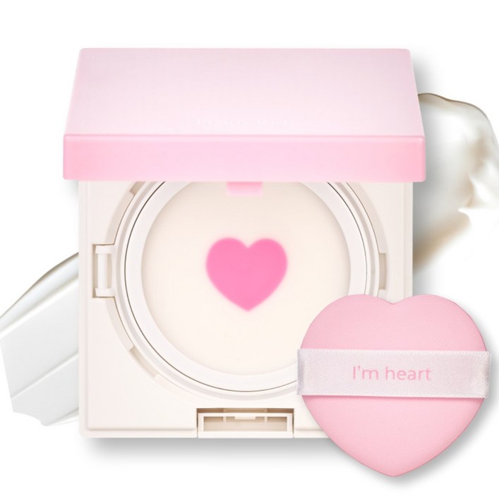 프롬키즈 하트 보습 크림밤 팩트 2종 유아 어린이 초등 판테놀 마데카 수딩 로션, 14g, 1개